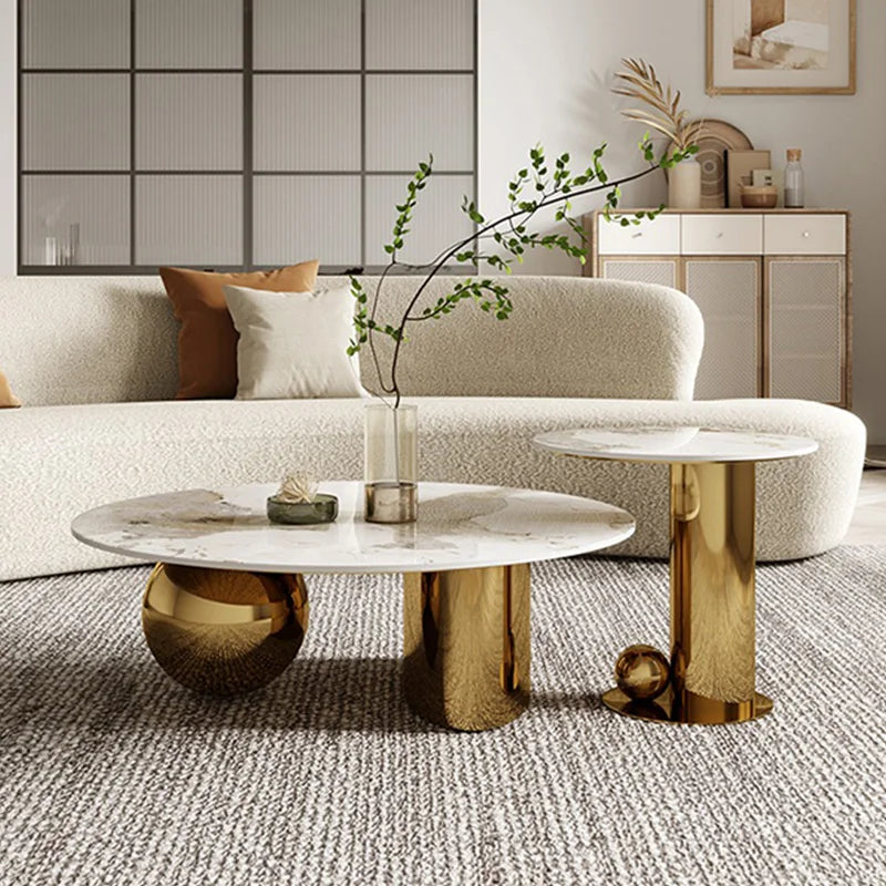 Steinplatte Wohnzimmer Zuhause modern minimalistisch