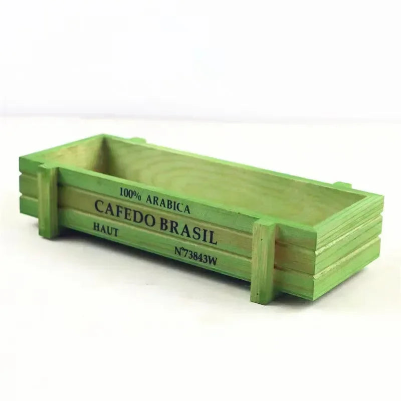 Garten-Pflanztopf-Aufbewahrungsbox aus Holz