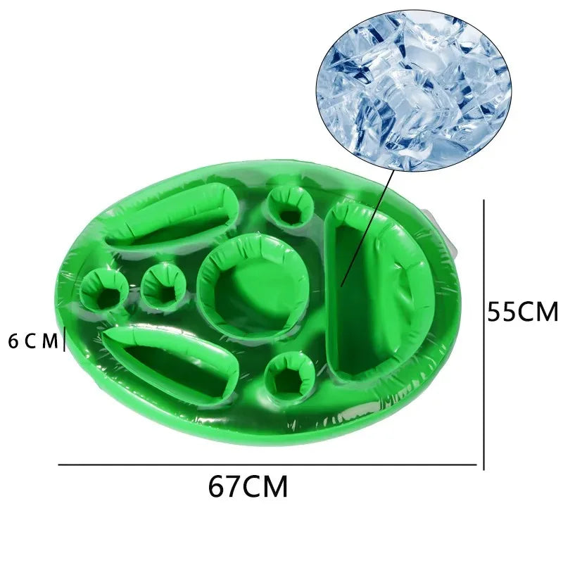 Schwimmende Getränkebar für Pool & Strand – Mit Eisfach