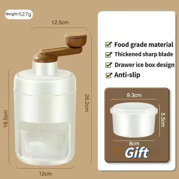 DIY Manuelle Eiszerkleinerer-Hand-Smoothie-Maschine
