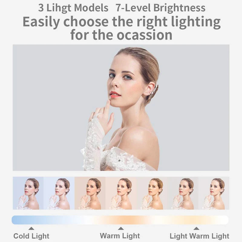 Tragbarer Selfie Live Handysitz mit LED-Licht