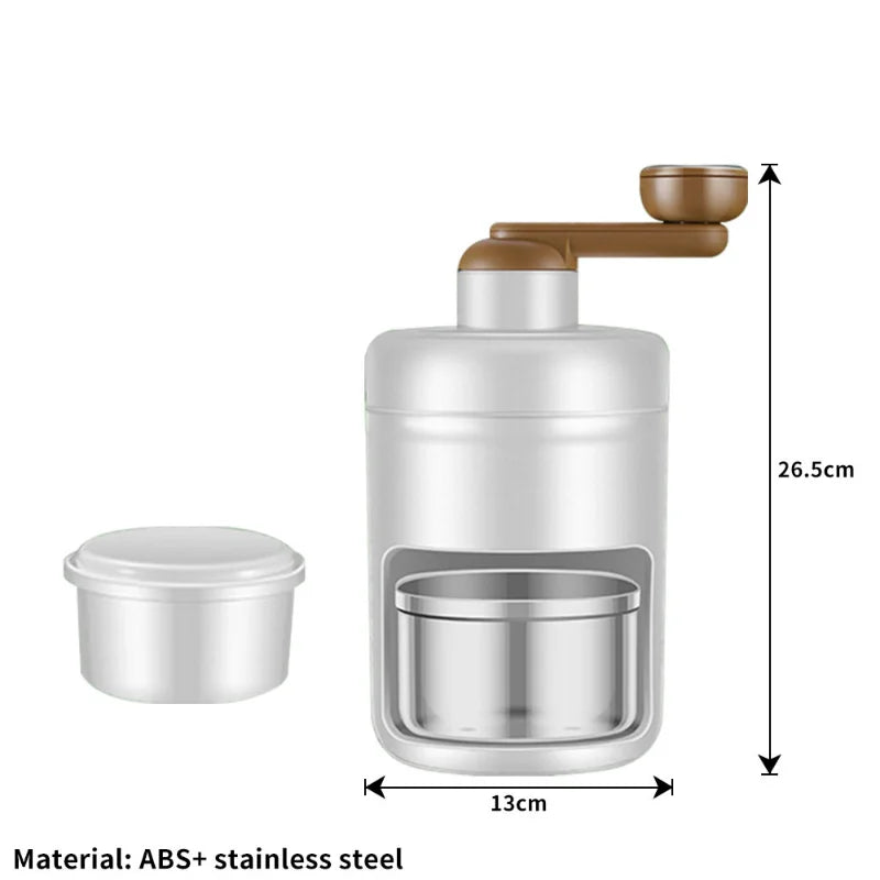 DIY Manuelle Eiszerkleinerer-Hand-Smoothie-Maschine